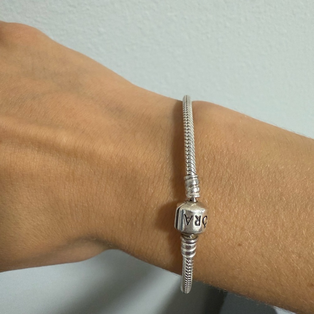 Pandora Silver Snake Chain Bracelet - Picture 6 of 7
